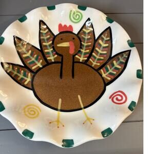 Color Express Turkey Ceramic 8" Plate